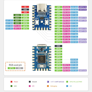 Nuova scheda modulo RP2040-Zero originale con porta di tipo C per microcontrollore Raspberry pi