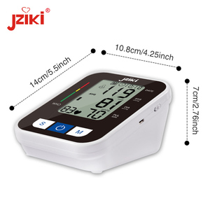 CE Aprovado Jziki <span class=keywords><strong>Monitor</strong></span> De Pressão Arterial Grande Tela BP Máquina Alta Precisão Sphyqmomanometer para uso doméstico Em estoque - Product Image 4