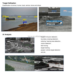 Cámara IP PTZ térmica infrarroja con sensor dual, visión nocturna analógica y personalización CCTV para seguimiento de drones y - Product Image 6