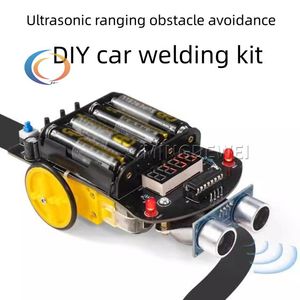 マイクロコントローラーインテリジェントカー超音波障害物回避車追跡ロボットプログラミングDIYカーキット - Product Image 3