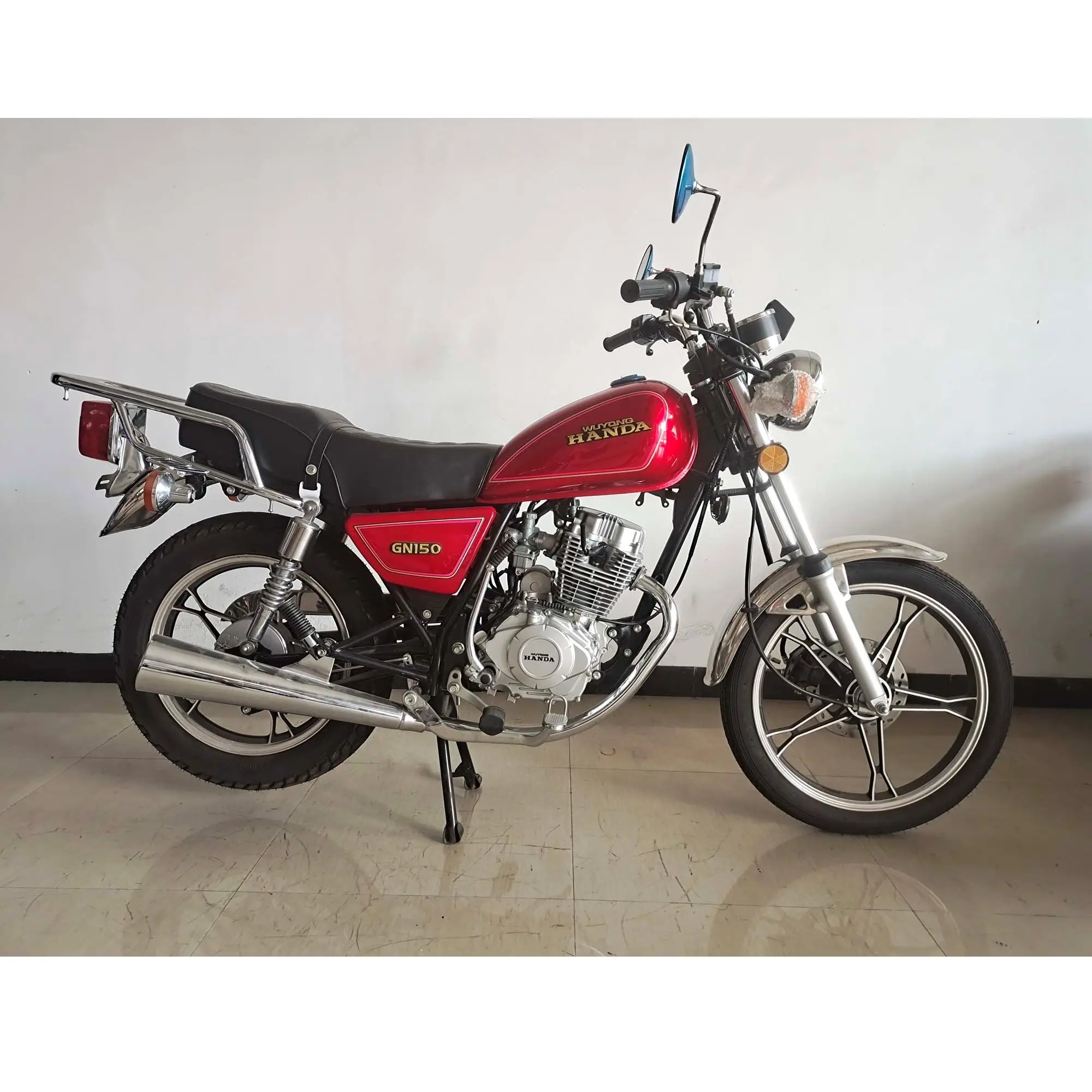 Utilitas sepeda motor 125cc 150cc bahan bakar kustom efisien kuat ketenangan pikiran kapasitas kargo kuat dapat kursi banyak orang