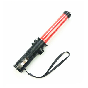 30cm khẩn cấp Cây Đũa phép Clip Đèn pin dính ánh sáng LED cảnh báo giao thông dùi cui với còi - Product Image 2