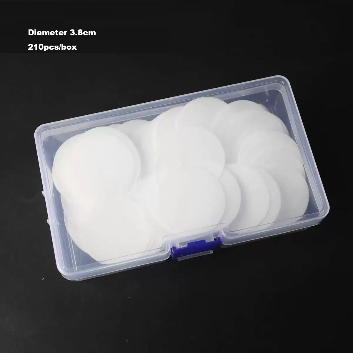 Blanco-Diámetro 3,8 cm 210 piezas/caja