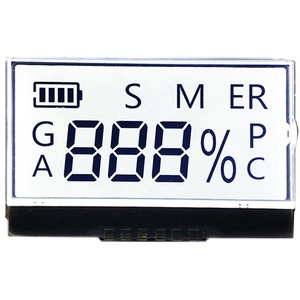 Benutzerdefinierte LCD Segment Display Monochrome COG PIN Stecker Sieben Segment LCD - Product Image 1