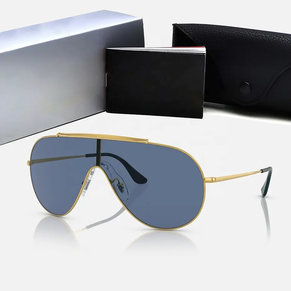 2024 nuevas gafas de sol integradas Street Photo Cool gafas de sol personalizadas para hombres