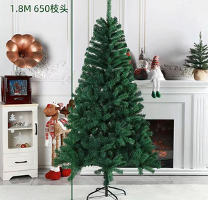 Tığ Pop tasarımı ile 1.8m 6Feet yapay noel ağacı şenlikli süslemeler için kolay kurulum su geçirmez şubeler - Product Image 1