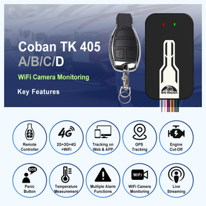 Powerful 4G <strong>GPS</strong> <strong>Tracker</strong> Optional Temperature &amp; Fuel Sensor <strong>Coban</strong> GPS405D Vehicle <strong>Tracker</strong> with Tracking System - Product Image 6