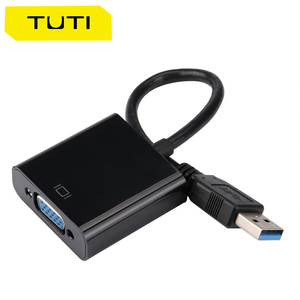 TUTI gran oferta adaptador VGA 1080P convertidor USB 3,0 a VGA convertidor adaptador multipantalla para PC portátil proyector - Product Image 1