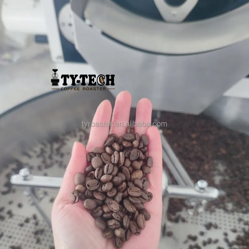 Toplu başına 6kg çok fonksiyonlu kakao çekirdeği ticari gaz kahve kavurma badem kavurma makinesi