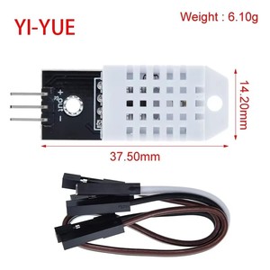Sensor digital de temperatura y humedad DHT22 Módulo AM2302 + PCB con cable para Arduino
