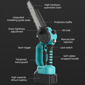 Mini el testere 6-Inch akülü güç zincir testereleri ile güvenlik kilidi ahşap kesme ağacı için el küçük testere - Product Image 6