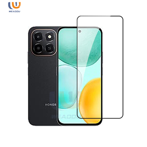 Tùy Chỉnh 9H Bảo Vệ Màn Hình Với Biên Giới Màu Đen Tempered Glass Bảo Vệ Màn Hình Cho Honor X6C - Product Image 1