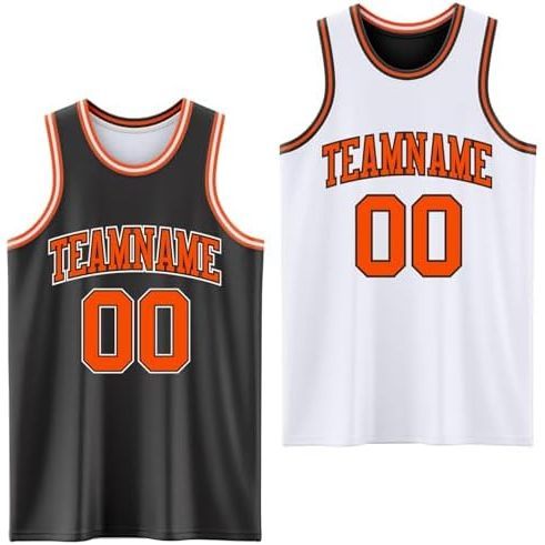 Black-orange White