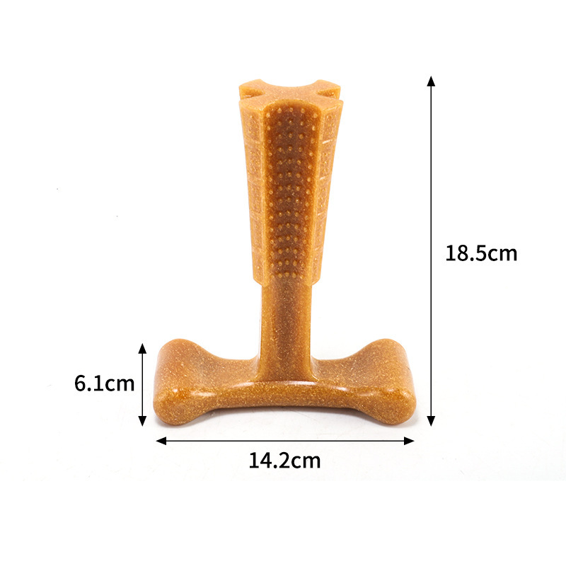 En forme de T en plastique en bois (185*142*61mm)