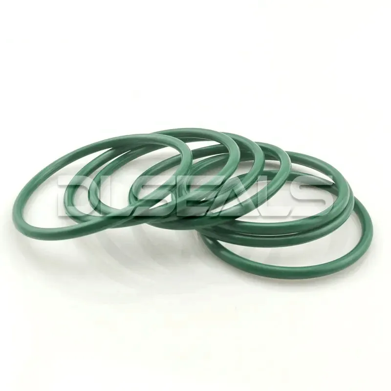 DLseals Machine parts plastic ring wear-resistant green o ring sewing machine Polyurethane O-Rings