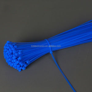 Custom Black & White Nylon Cable Tie Auto bloqueio nylon zip laços são produzidos em grandes quantidades por fabricantes grossistas