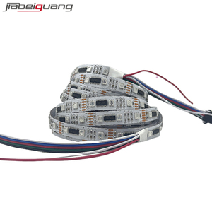 UCS512C4 Dmx512 RGB 24 В 60 светодиодов на метр 12 мм ширина 14,4 Вт/м SPI программируемый адресуемый Pixe Dmx светодиодная волшебная лента - Product Image 5
