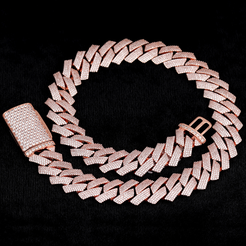 Rose Gold Plated 20mm 4rows