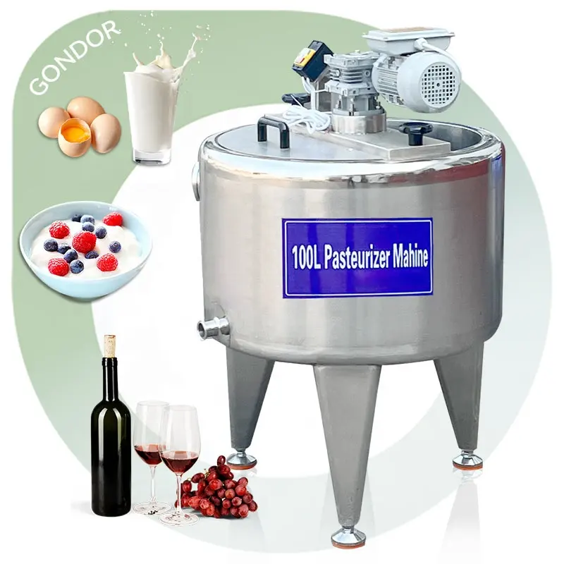 Pasteurisateur par lots de réservoir Pasteurisation Uv Afrique du Sud 1000l Machine Pasteurisation du lait de lait à vendre