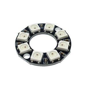RGB anello LED 8 bit LED WS2812 5050 RGB lampada ad anello con driver integrati per arduino Kit Diy Ws2812 - Product Image 1