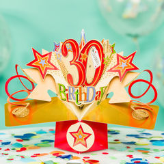 Anniversaire d'étape coloré