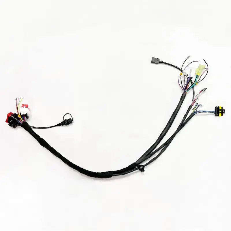 Custom motorcycle parts wiring harness manufacturers main wire harness