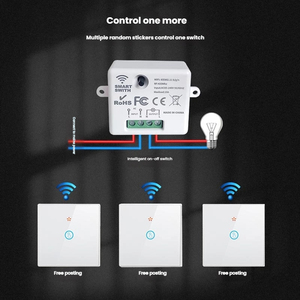 Tuya Wireless Switch WiFi Touch Remote-Schalter-Alexa Voice, APP-Steuerung, Countdown-Timer - Product Image 6
