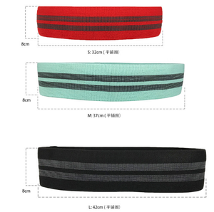 Bandas de resistencia para las piernas y el trasero antideslizante elástico botín bandas 3 niveles bandas de ejercicio conjunto para las mujeres y los hombres - Product Image 4