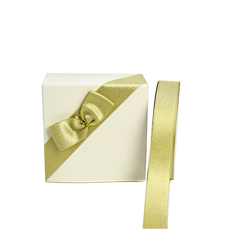 High quality <strong>gold</strong> weft ribbon <strong>bow</strong> Ribbon packaging gift box ribbon <strong>bow</strong> - Product Image 2