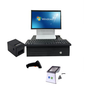 All-in-One 15,6-Zoll-Touchscreen-LCD-Monitor für Kassen-POS-Windows-System