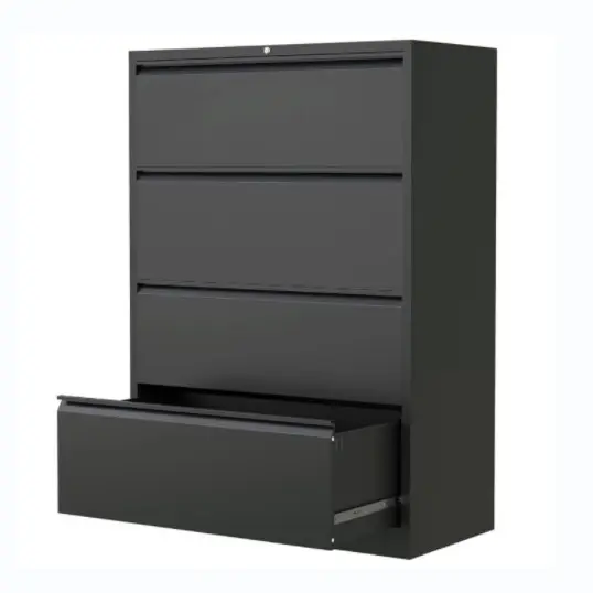 Armadio classificatore a 4 cassetti armadio portaoggetti per mobili da ufficio 4 cassetti armadio classificatore laterale in acciaio con 4 cassetti