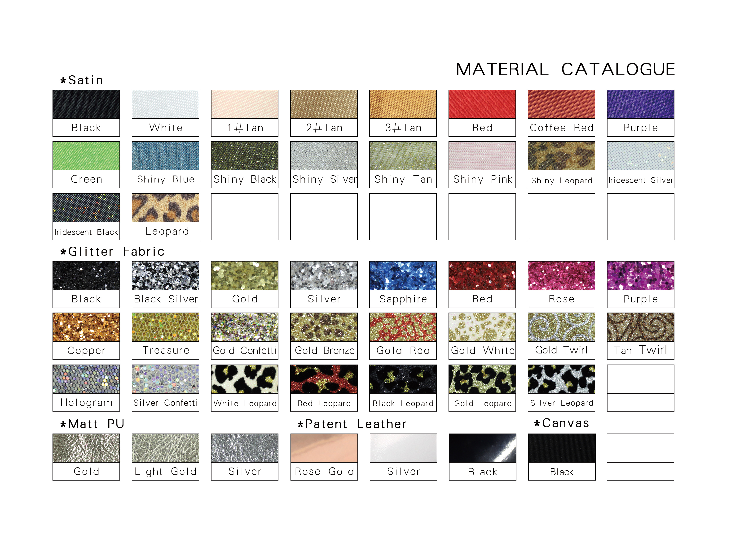 Color card 1