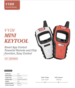 2024 Xhorse VVDI Mini Key Tool chiave remota programmatore Transponder generando più di 700 modello di veicolo - Product Image 4
