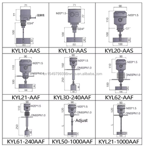 High Precision Easy to <strong>Install</strong> and Well sealed Resistance Rotary Liquid <strong>Level</strong> Switch Water <strong>Level</strong> <strong>Sensor</strong> - Product Image 3