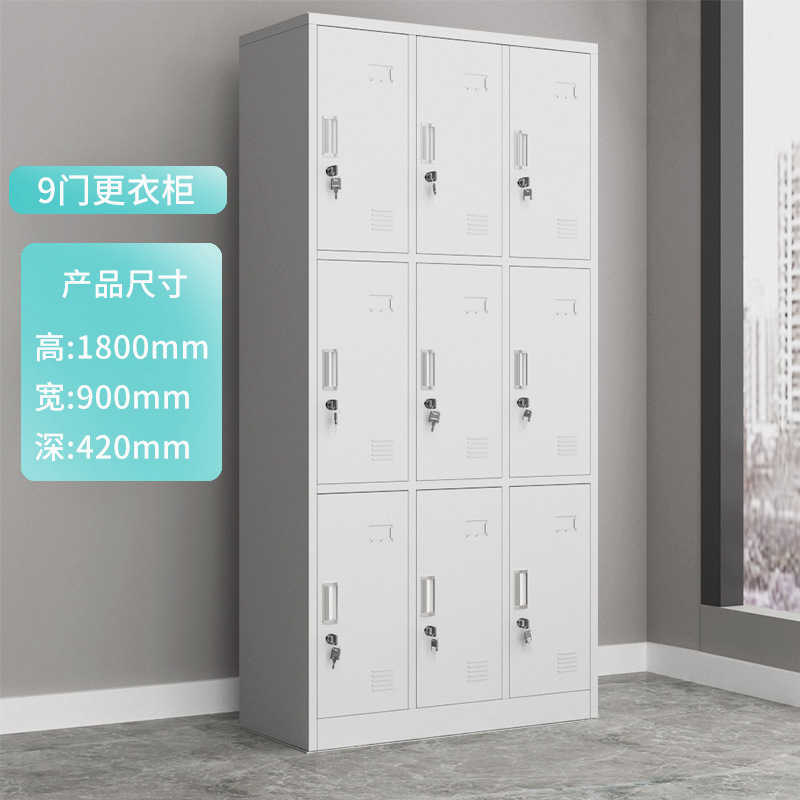 Nine-door locker