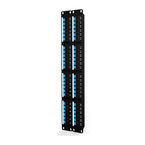Panel de conexión de red de 19 pulgadas, 1u, Cat5e, marco de distribución de datos, bastidor de cableado de red de 48 puertos, Panel de conexión de red Rj45 - Product Image 1