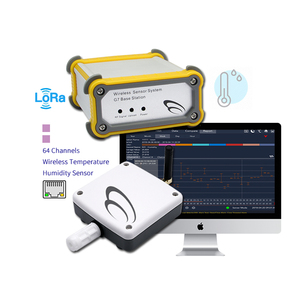 Sensore di temperatura e umidità lorawan a parete analogico a lungo raggio in tempo reale - Product Image 1