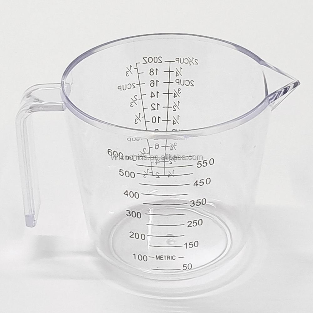 600ml couleur transparente