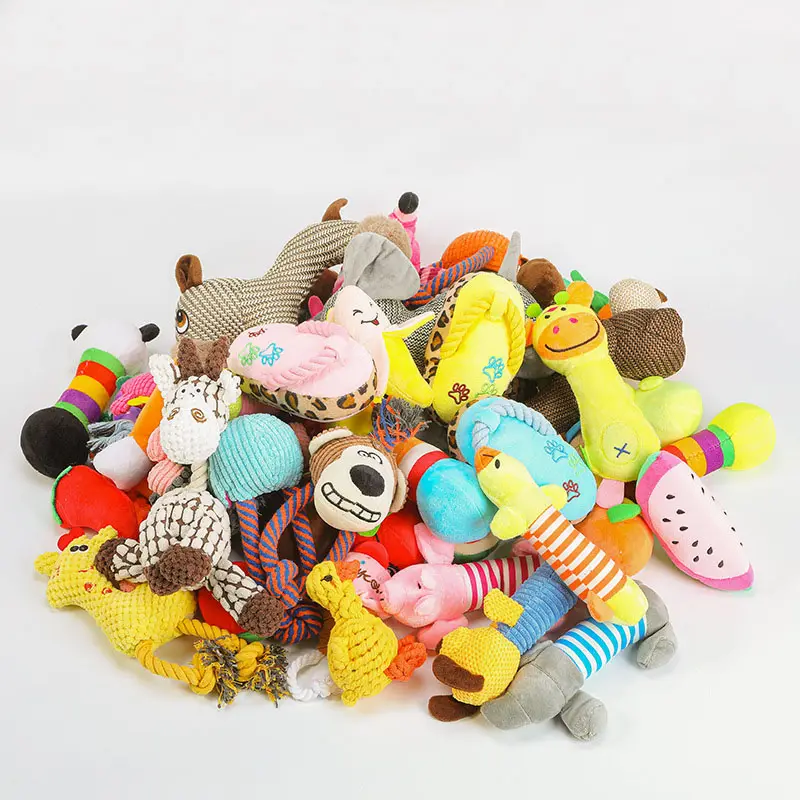 SongshanToys personalizado al por mayor de lujo perro cuerda de juguete perro de peluche masticar juguete accesorios para mascotas