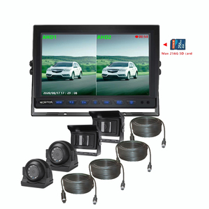 车载汽车后视摄像机DVR 7英寸4chs输入记录仪监控系统 - Product Image 1
