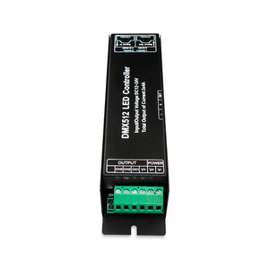 Hot Selling 12V 192W Digital Display RGB <strong>Controller</strong> RJ45 3 Channel 3CH RGB DMX512 DMX Decoder for KTV Bar Lighting - Product Image 5