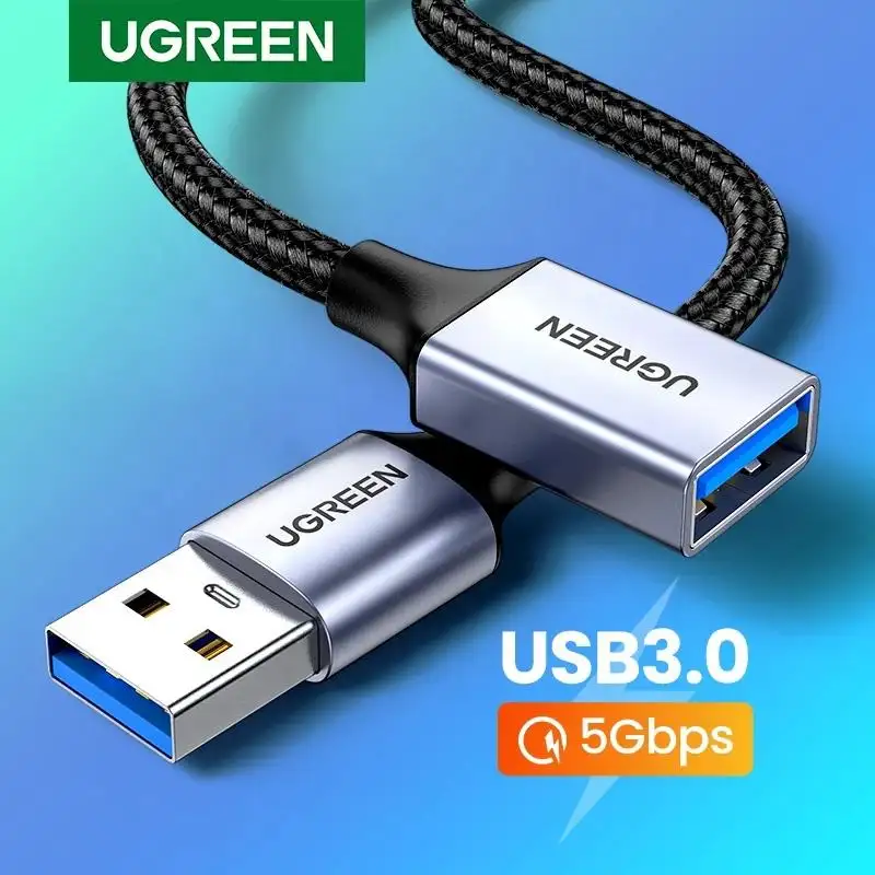 Ugreen Usb สาย Usb 3.0 2.0 Extender สายไฟประเภท A ชายหญิงโอนข้อมูลสำหรับ Playstation คีย์บอร์ดเครื่องพิมพ์