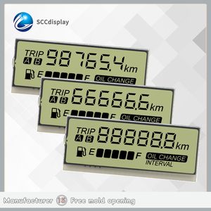 SJXD-MRC07 7-Segment-Anzeige Kosten günstiges Großhandels-Blendschutz-HTN-Monochrom-LCD-Instrumenten bildschirm modul - Product Image 2
