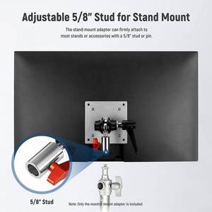 Focus Monitor <strong>Mount</strong> Adapter With VESA <strong>Mount</strong> ME-108P AdjustableLight Stand Adapter Dual 360 Ball Joint Impact Screen TV