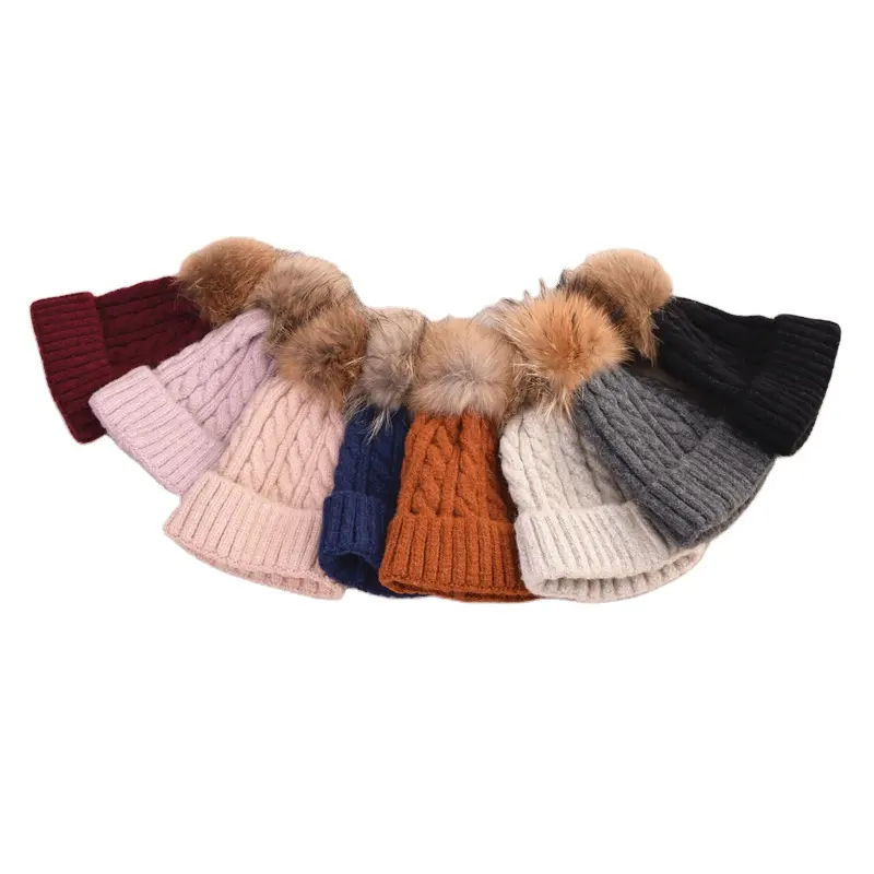 Chapéu de malha para crianças, chapéu da moda, macio, quente, infantil, proteção de inverno, gorro de crochê