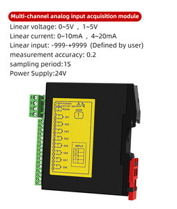 无线发射器高压dc ip67 4-20mA 0-5V数字输入输出模块电源8通道模拟输入接口模块