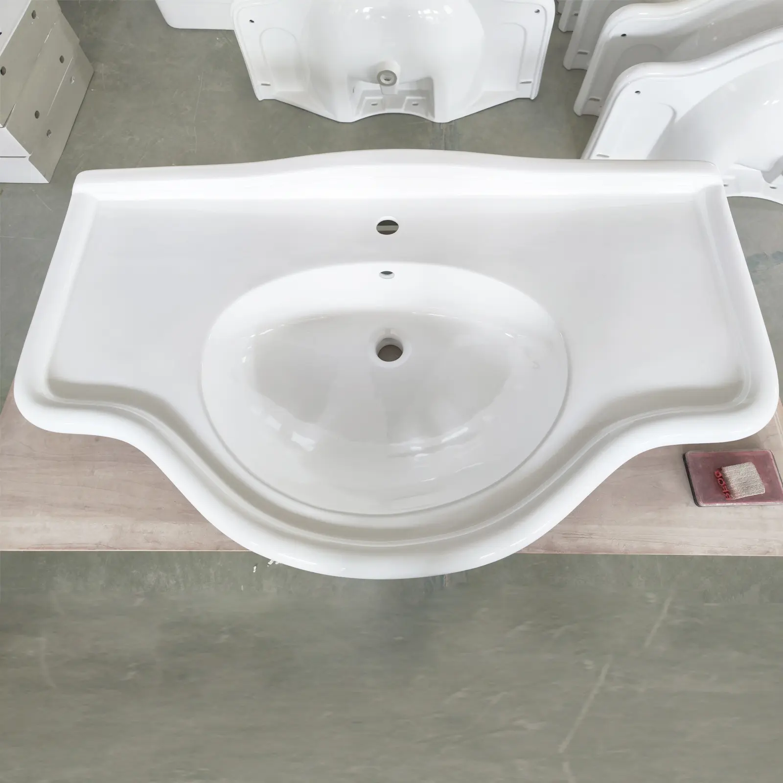 Sanitari lavabo Bacia de borda fina ciotola per lavabo acquista vasca da bagno lavabo per il viso lavabo in ceramica lavabo da bagno lavabo sottile