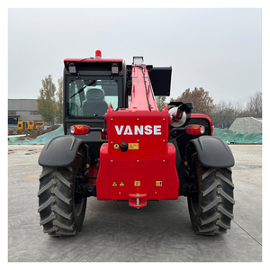 7 Metre bom Heave 4ton yük teleskopik Forklift 4wd Telehandler ile Vanse Epa dizel motor teleskopik işleyici - Product Image 4