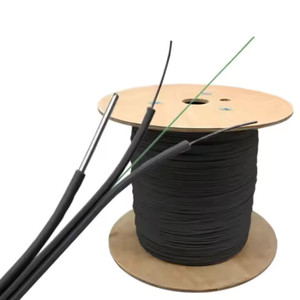 สายเคเบิลใยแก้วนำแสง FTTH แบบเดี่ยวแจ็กเก็ตพีวีซี12แกน8แกนสำหรับใช้งานในร่ม1 2 4แกนการใช้งานกลางแจ้ง - Product Image 3