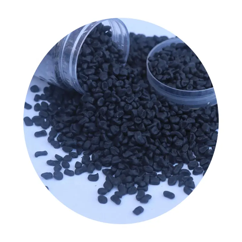 Masterbatch negro de carbón 45% de alta calidad sin Caco3 para película elástica Ldpe